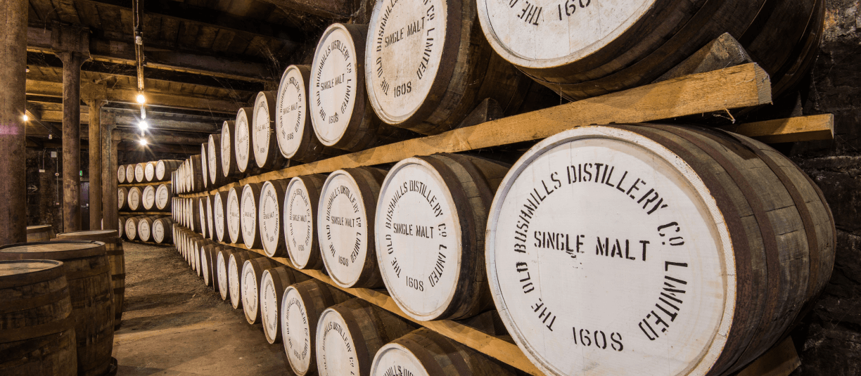 bushmills whiskey barrels